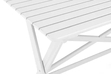 Landet spisebord utendørs - 118x70x74 cm - Hvit - Hagemøbler & utemiljø - Hagebord - Spisebord ute