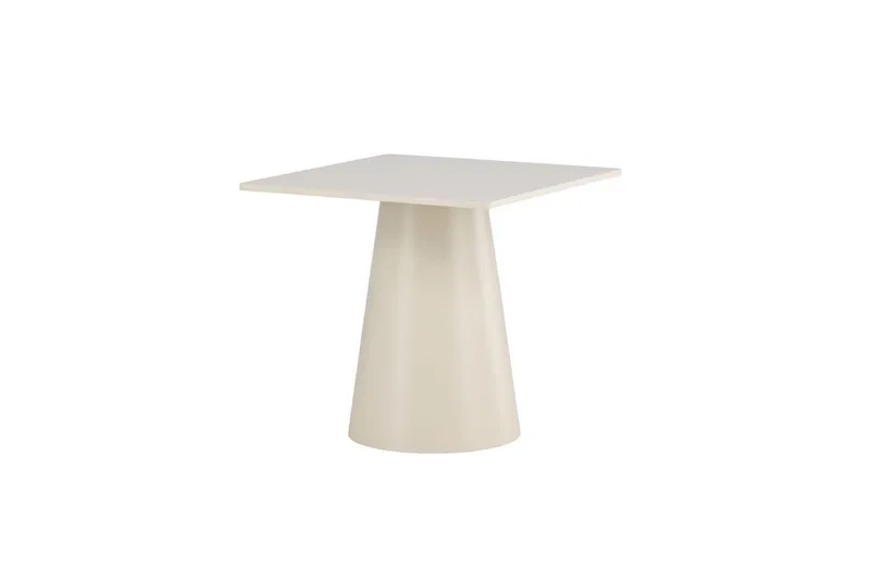 Lanzi Lite Kvadratisk Spisebord 80 cm med Tre- og Eikeutseende, Beige