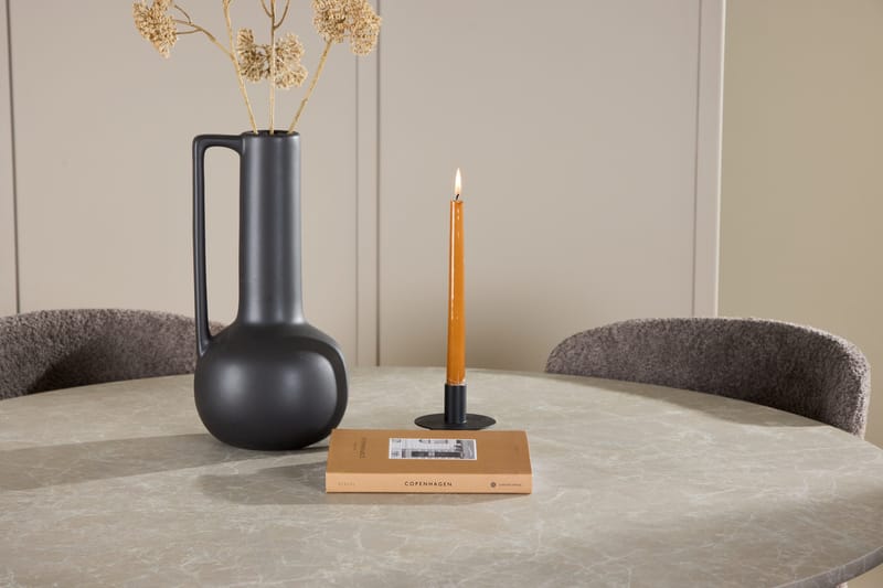 Lanzo rundt spisebord 120 cm med 4 Astoria spisestoler - Møbler - Bord - Spisegruppe