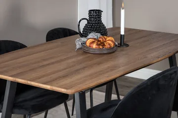 Leah uttrekkbart spisebord med 4 Foyos spisestoler - Møbler - Bord - Spisegruppe