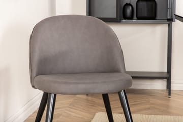 Leif Spisebord 200 cm med 6 Velvet Stitches Spisestoler - Møbler - Bord - Spisegruppe