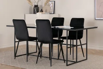 Leif spisebord med 4 stk. Windu Luksus spisestoler - Møbler - Bord - Spisegruppe