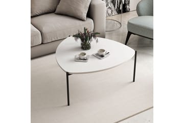 Lenny Sofabord 90 cm - Hvit - Møbler - Bord - Sofabord & salongbord