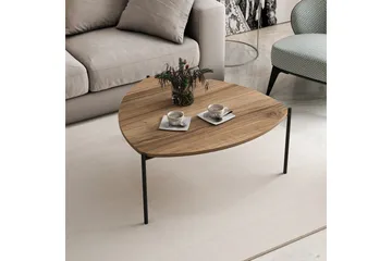 Lenny Sofabord 90 cm - Valnøtt - Møbler - Bord - Sofabord & salongbord