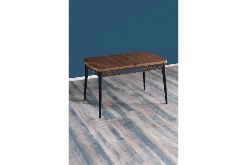 Liepene Spisebord 170 cm Rektangulær, Valnøtt/Sort