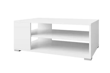 Lindesberg Sofabord 100 cm - Hvit - Møbler - Bord - Sofabord & salongbord