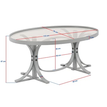 Lirena Sofabord 112 cm - Eik - Møbler - Bord - Sofabord & salongbord
