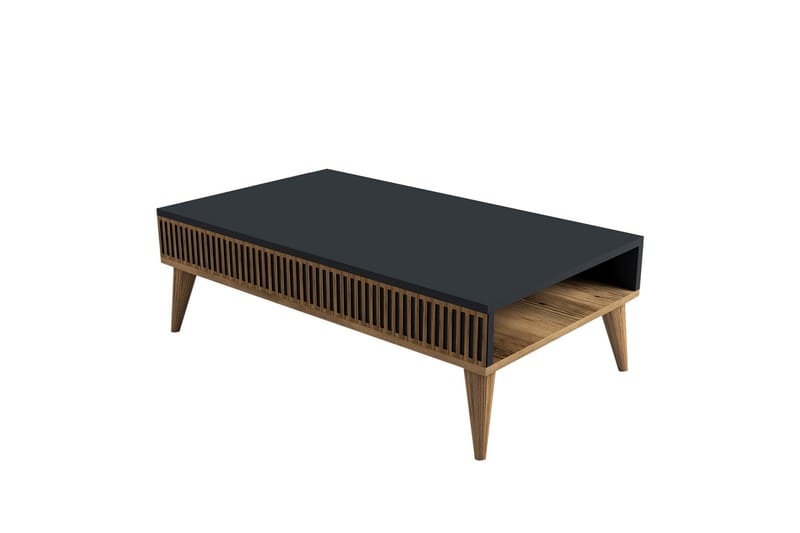 Lissione Sofabord 105 cm, Valnøtt/Antrasitt