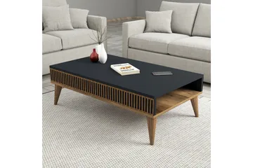 Lissione Sofabord 105 cm - Valnøtt/Antrasitt - Møbler - Bord - Sofabord & salongbord