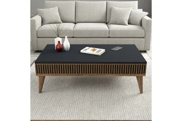 Lissione Sofabord 105 cm - Valnøtt/Antrasitt - Møbler - Bord - Sofabord & salongbord