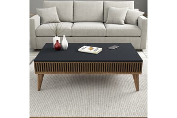 Lissione Sofabord 105 cm - Valnøtt/Antrasitt - Møbler - Bord - Sofabord & salongbord