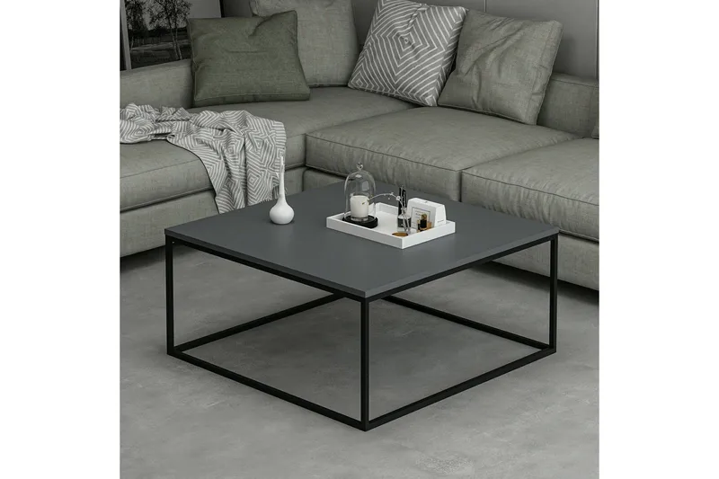 Loni Sofabord 90 cm - Antrasitt - Møbler - Bord - Sofabord & salongbord