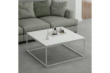 Loni Sofabord 90 cm - Hvit - Møbler - Bord - Sofabord & salongbord