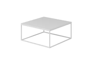 Loni Sofabord 90 cm - Hvit - Møbler - Bord - Sofabord & salongbord