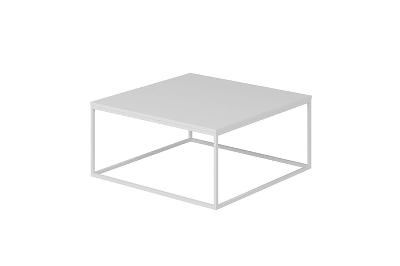 Loni Sofabord 90 cm - Hvit - Møbler - Bord - Sofabord & salongbord