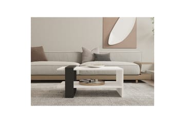 Lorva Stuebord 80 cm - Antrasitt/Hvit - Møbler - Bord - Sofabord & salongbord