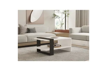 Lorva Stuebord 80 cm - Antrasitt/Hvit - Møbler - Bord - Sofabord & salongbord