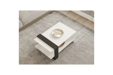 Lorva Stuebord 80 cm - Antrasitt/Hvit - Møbler - Bord - Sofabord & salongbord