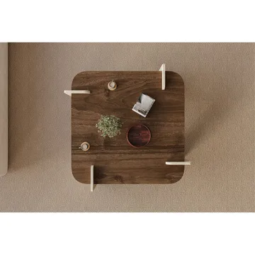 Lorvenor Sofabord 90 cm - Mørkebrun - Møbler - Bord - Sofabord & salongbord