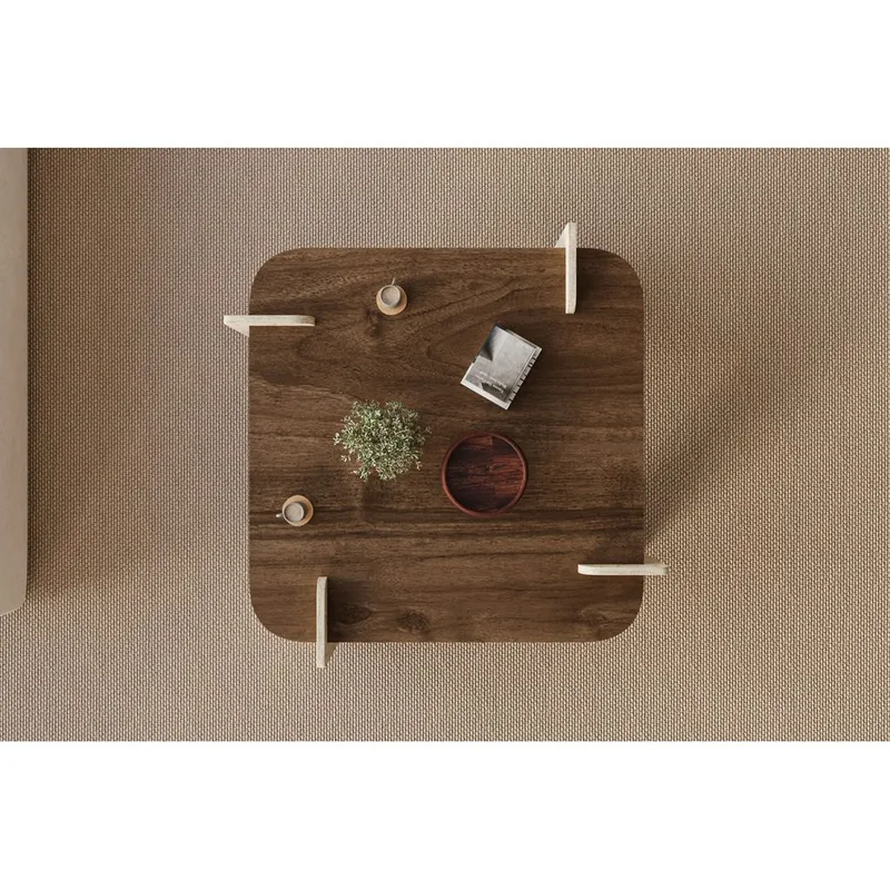 Lorvenor Sofabord 90 cm - Mørkebrun - Møbler - Bord - Sofabord & salongbord