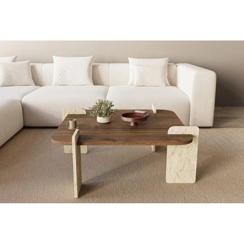 Lorvenor Sofabord 90 cm - Mørkebrun - Møbler - Bord - Sofabord & salongbord