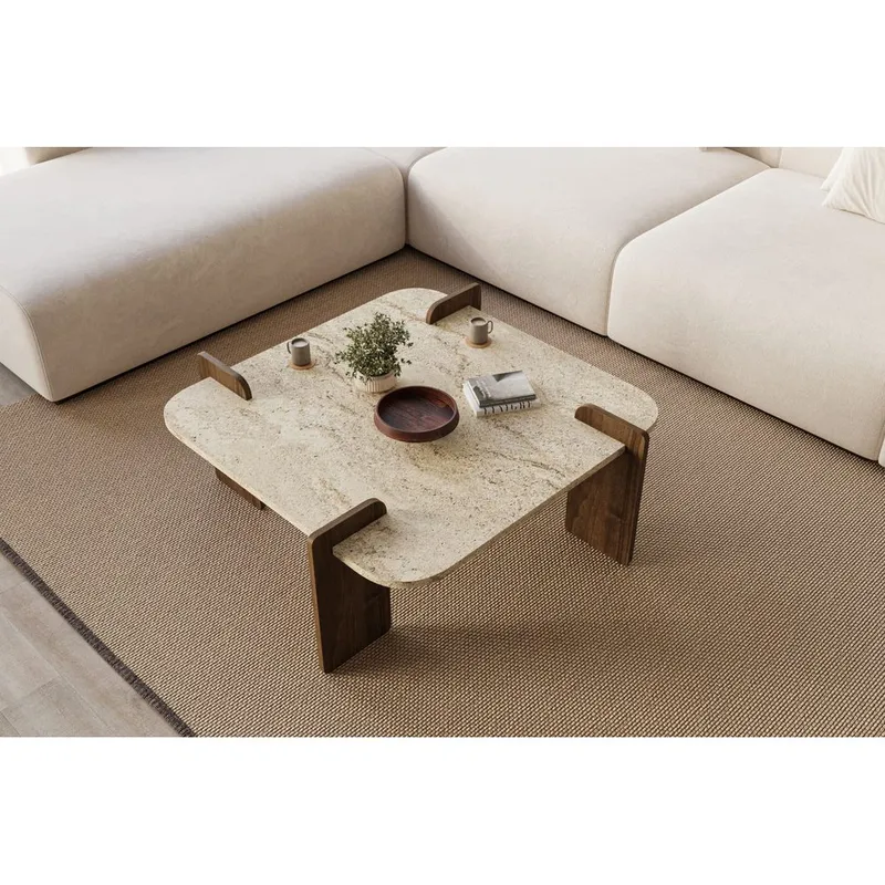 Lorvenor Sofabord 90 cm - Mørkebrun - Møbler - Bord - Sofabord & salongbord