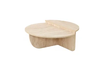 Louvrall Sofabord 90 cm - Beige - Møbler - Bord - Sofabord & salongbord