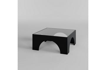 Lowan Stuebord 80 cm - Sort - Møbler - Bord - Sofabord & salongbord