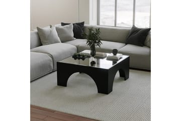 Lowan Stuebord 80 cm - Sort - Møbler - Bord - Sofabord & salongbord