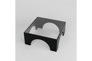 Lowan Stuebord 80 cm - Sort - Møbler - Bord - Sofabord & salongbord