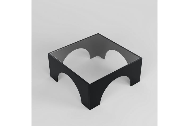 Lowan Stuebord 80 cm - Sort - Møbler - Bord - Sofabord & salongbord