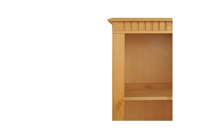 Lowboard Frittstående TV-benk 94 cm med Oppbevaring i Furu - Honningbrun - Møbler - TV- & Mediamøbler - TV benk & mediabenk