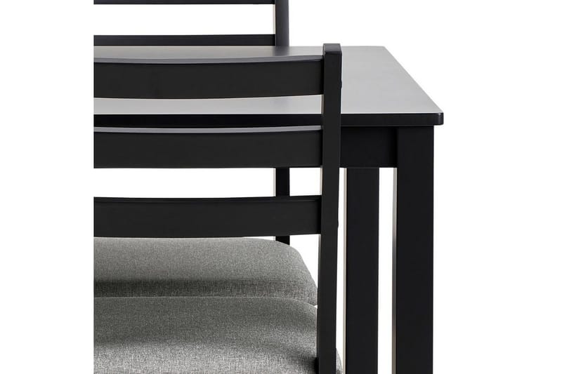 Lumino Spisegruppe 110 Cm + 4 Spisestoler - Svart - Møbler - Bord - Spisegruppe