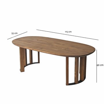 Lumor Sofabord 120x40x60 cm - Antrasitt - Møbler - Bord - Sofabord & salongbord