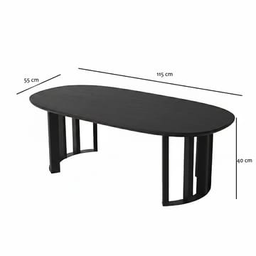 Lumor Sofabord 120x40x60 cm - Valnøtt - Møbler - Bord - Sofabord & salongbord