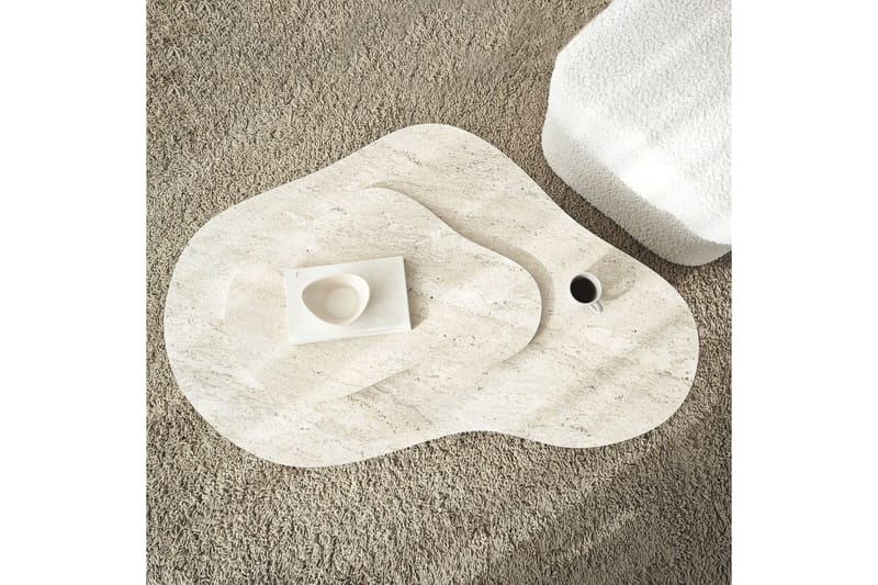 Lunor Sofabord 105 cm - Beige - Møbler - Bord - Sofabord & salongbord