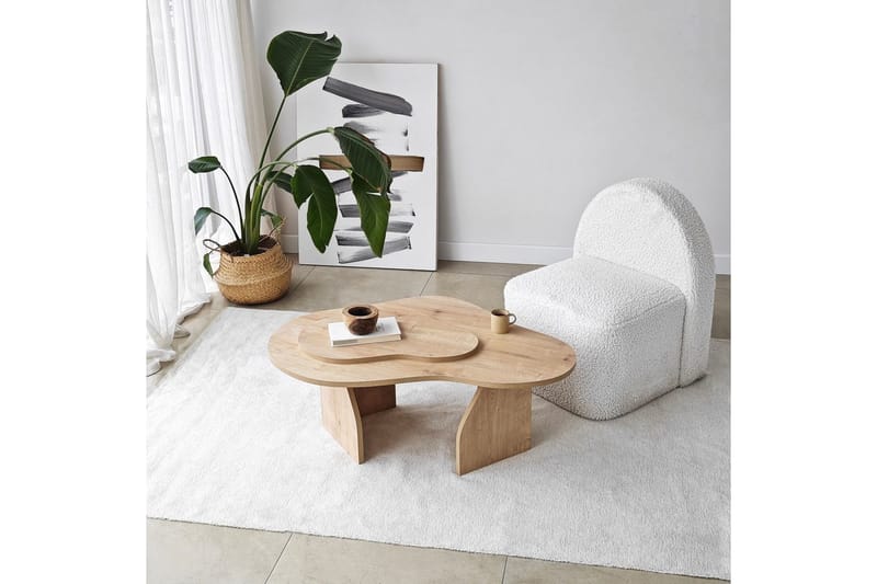 Lunor Sofabord 105 cm - Brun - Møbler - Bord - Sofabord & salongbord