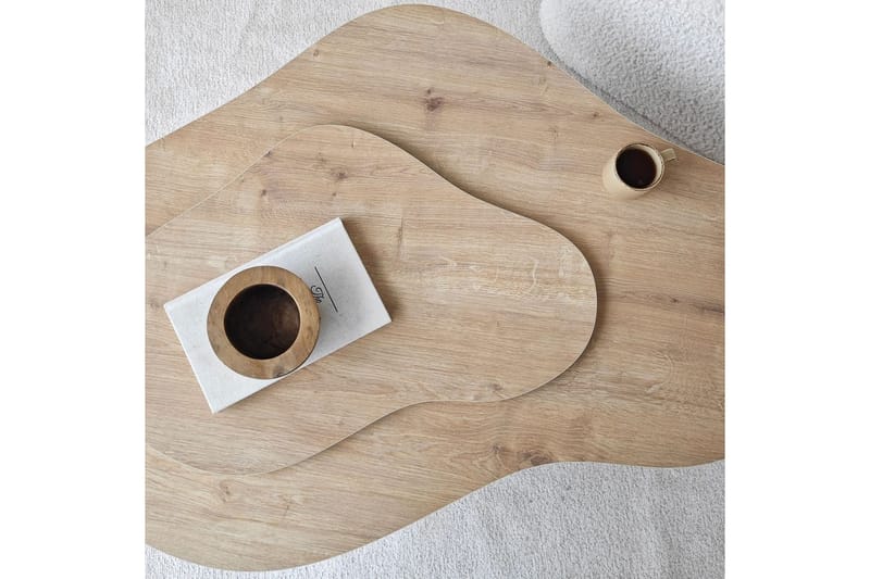 Lunor Sofabord 105 cm - Brun - Møbler - Bord - Sofabord & salongbord