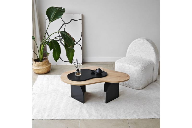 Lunor Sofabord 105 cm - Svart - Møbler - Bord - Sofabord & salongbord