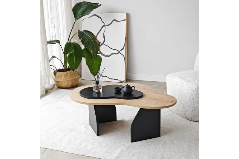Lunor Sofabord 105 cm - Svart - Møbler - Bord - Sofabord & salongbord