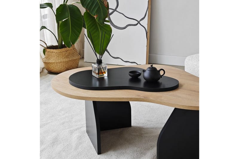 Lunor Sofabord 105 cm - Svart - Møbler - Bord - Sofabord & salongbord
