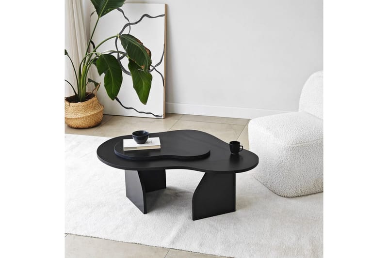 Lunor Sofabord 105 cm - Svart - Møbler - Bord - Sofabord & salongbord