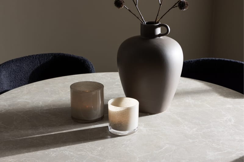 Lycke Spisegruppe 110 cm Rund med 4 Modesto stoler - Beige/Svart - Møbler - Bord - Spisegruppe