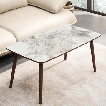 Lyvenn sofabord 100 cm rektangulært - Hvit - Møbler - Bord - Sofabord & salongbord