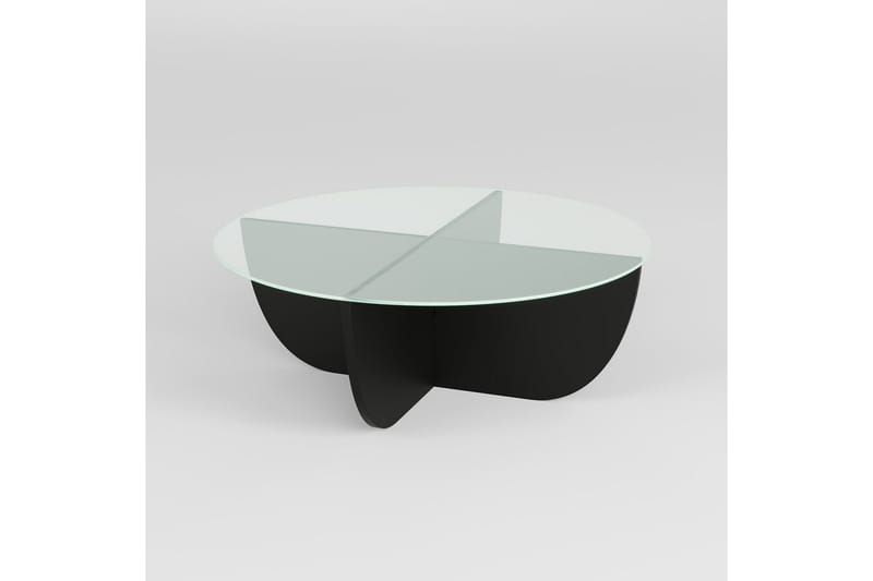 Makhan Sofabord 90 cm, Svart