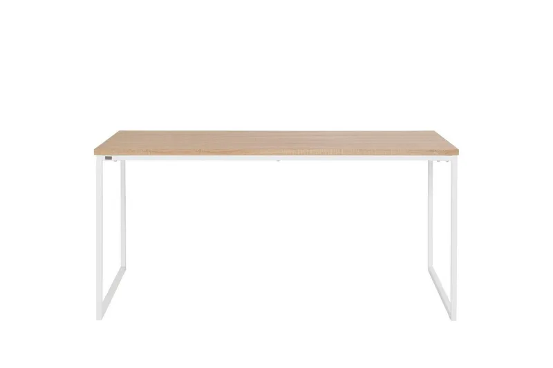 Mali Rektangulært Spisebord 180 cm i Tre med Eikeutseende - Hvit|Beige - Møbler - Bord - Spisebord & kjøkkenbord