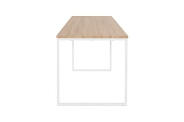 Mali Rektangulært Spisebord 180 cm i Tre med Eikeutseende - Hvit|Beige - Møbler - Bord - Spisebord & kjøkkenbord