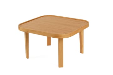 Malkiat 60 cm Kvadratisk Sofabord i Eik - Brun - Møbler - Bord - Sofabord & salongbord
