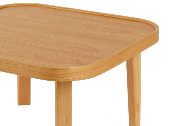 Malkiat 60 cm Kvadratisk Sofabord i Eik - Brun - Møbler - Bord - Sofabord & salongbord