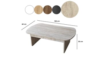 Malo Sofabord 105 cm - Beige - Møbler - Bord - Sofabord & salongbord